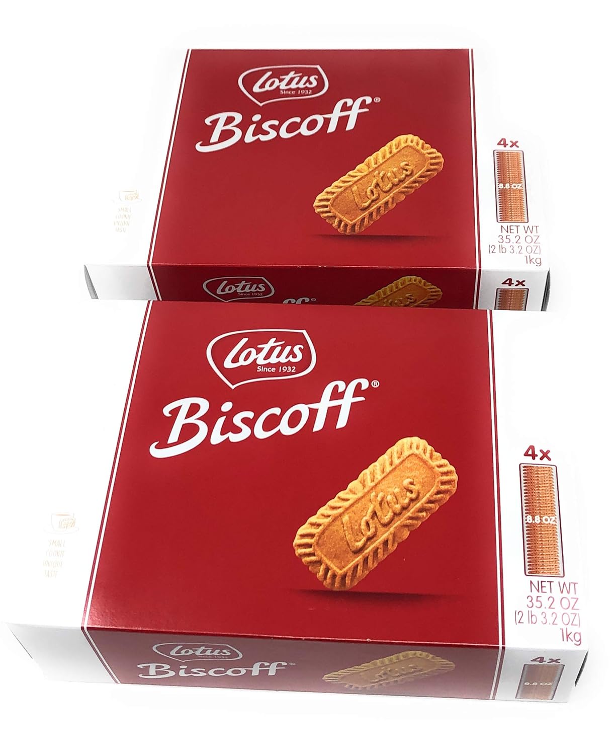 Lotus Biscoff Cookies 2 Boxes (4 Packets per Box)