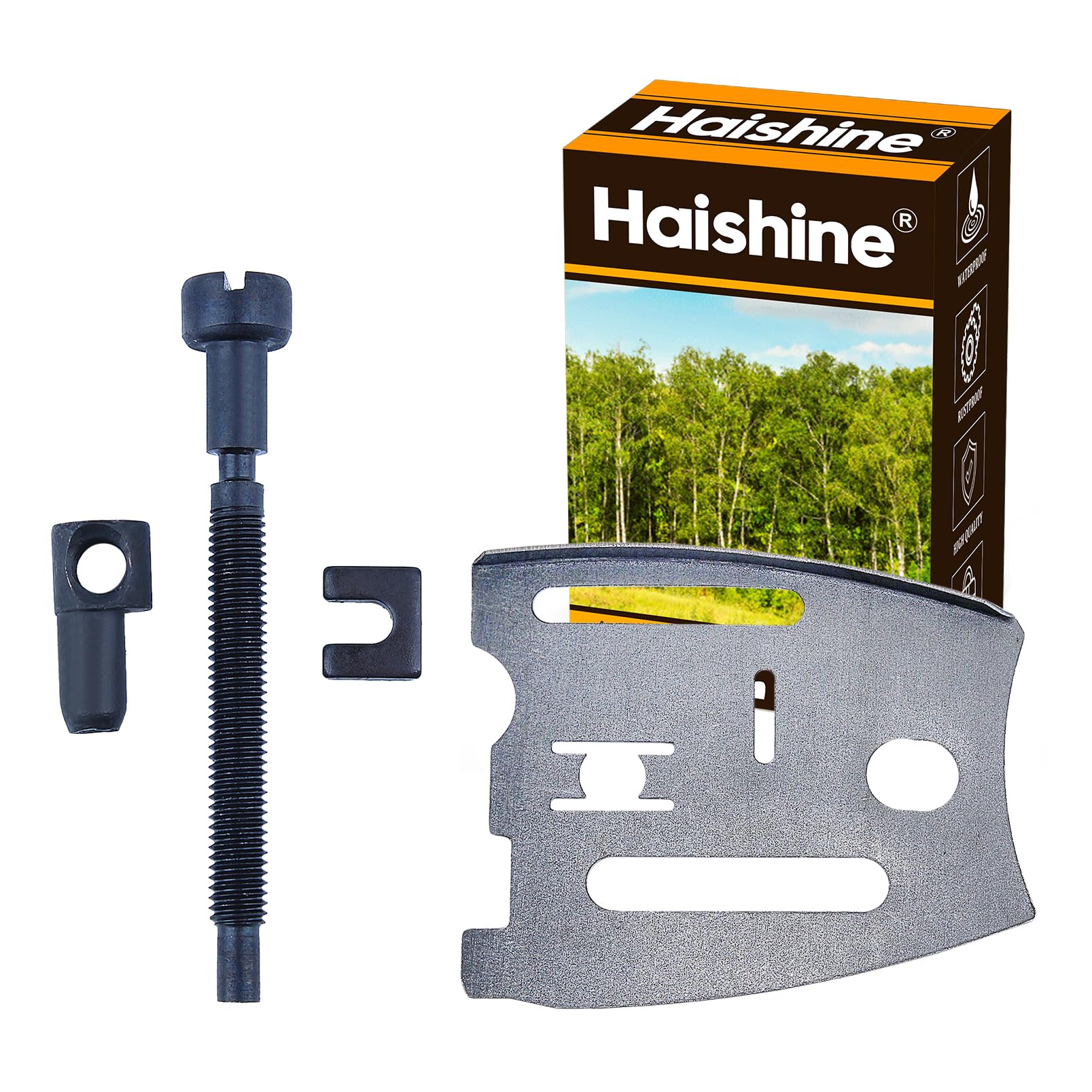 Haishine Chain Tensioner Adjuster Bar Plate Kit Fit for Husqvarna 268 272 266 66 61 281 288 181 281XP Chainsaw #501537101/501814801