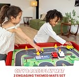 Toyrific PlayTray Activity Table with Play Mat Set Red City Race view 2