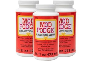 Mod Podge Waterbase Sealer, 16 oz (Pack of 3) Gloss Finish, WMCS11202A- (Pack of 3)