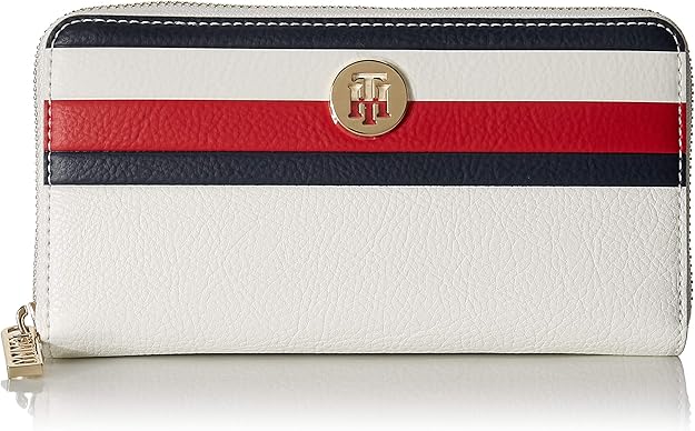 tommy hilfiger large zip around wallet