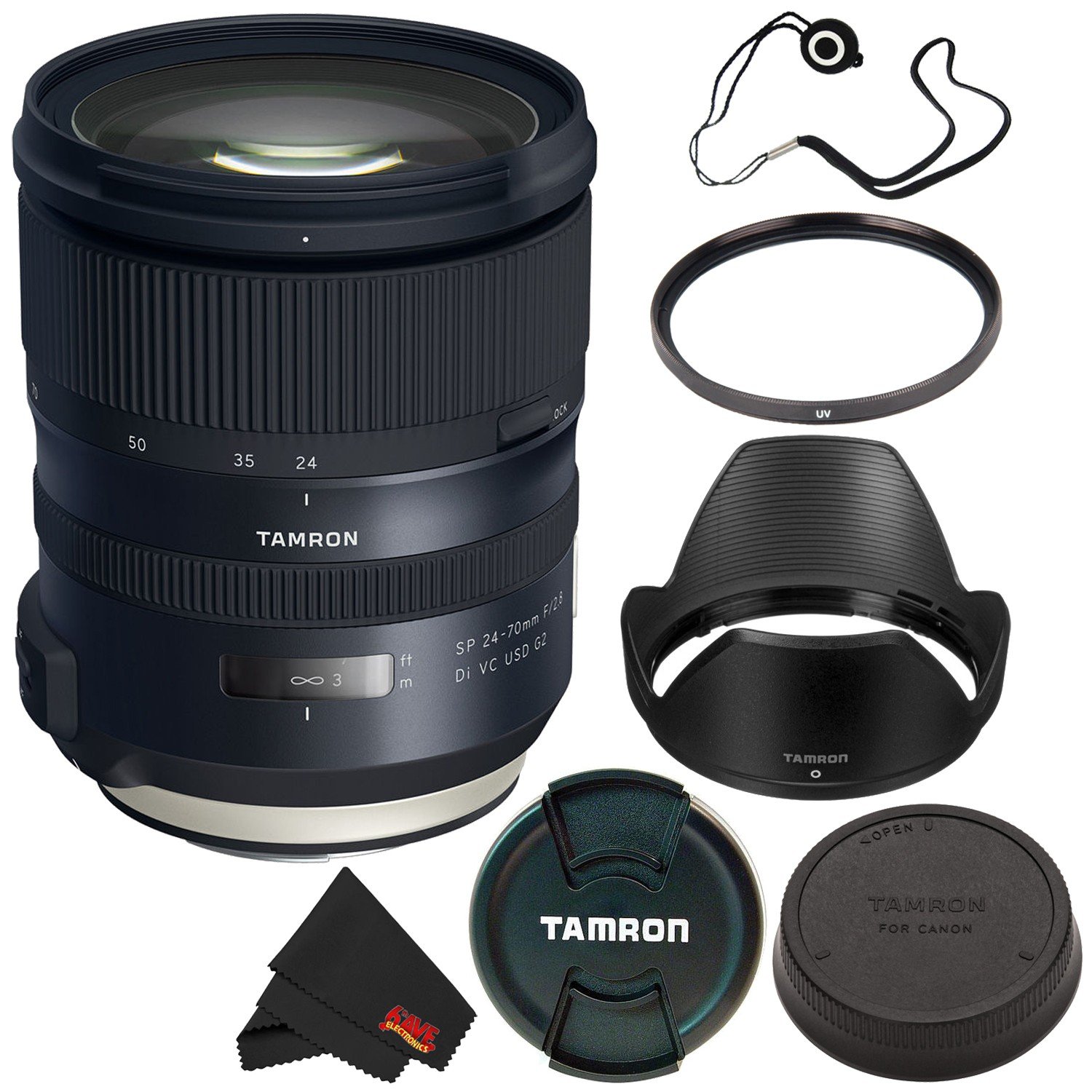 Tamron SP 24-70mm f/2.8 Di VC USD G2 Lens Canon EF