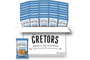 G.H. Cretors Cheese & Caramel Popcorn Mix (1 oz Bags – 40 Pack) Handcrafted Small Batch Popcorn, Gluten Free, Kosher, No Artificial Preservatives, Convenient Individual Bags
