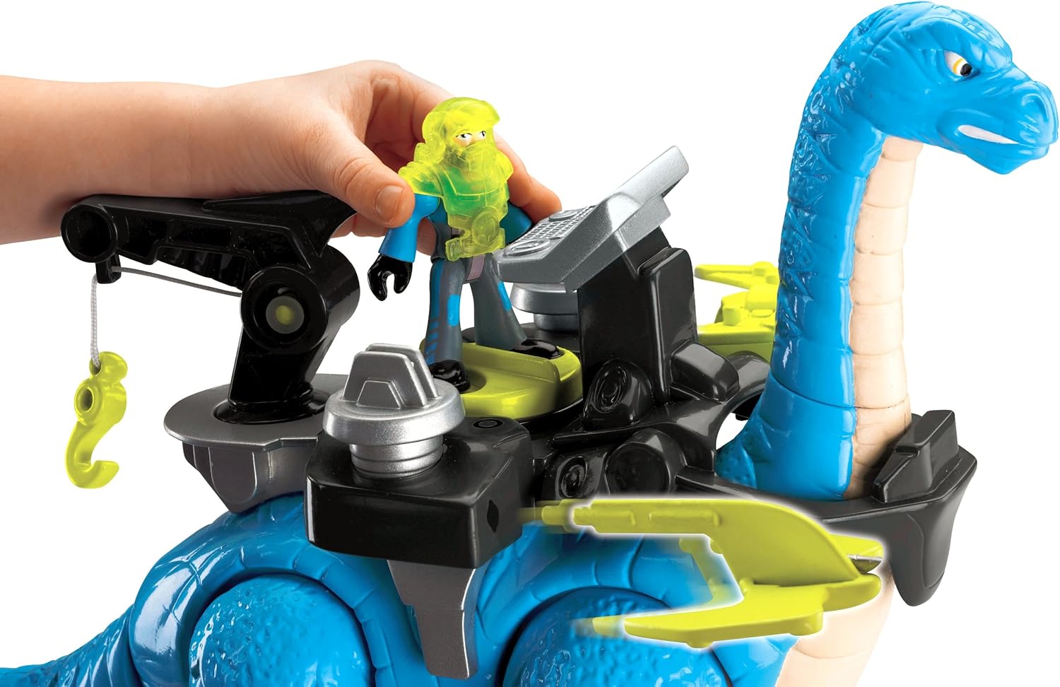 imaginext blue dinosaur