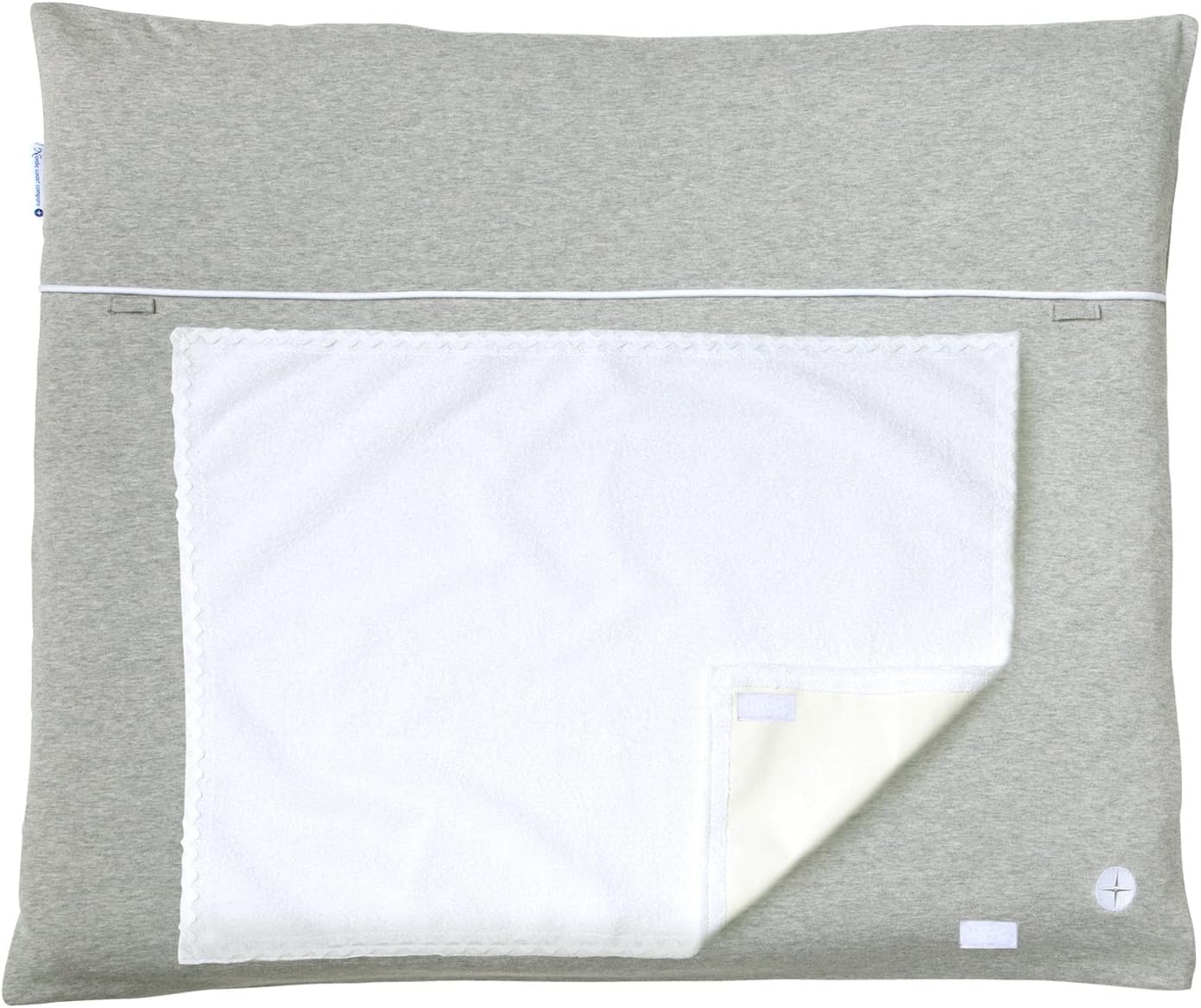 Nordic Coast Premium Changing Mat, 80 x 70 cm, Grey