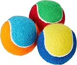 Petface Squeaky Tennis Balls for Dogs Pack of 3 All Breed Sizes view 2