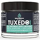Tuxedo Teeth Whitening Activated Charcoal Powder Mint, All Natural Tooth Whitener with Coconut Charcoal, and Bentonite Clay, Highest Quality Non Abrasive Safe on Enamel plus Free Charcoal E-Book