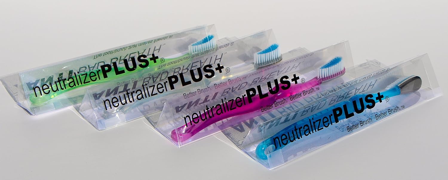 neutralizerPLUS+ Anti Bad Breath Toothbrush Patented by a