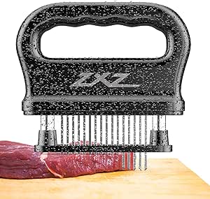 ZXZ Meat Tenderizer, 48 Stainless Steel Sharp Needle Blade, Heavy Duty Cooking Tool for Tenderizing Beef, Turkey, Chicken, Steak, Veal, Pork, Fish, Christmas Cooking Set