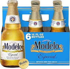 Modelo Especial Import Beer, 6 pk, 12 fl. oz. Bottles, 4.4% ABV