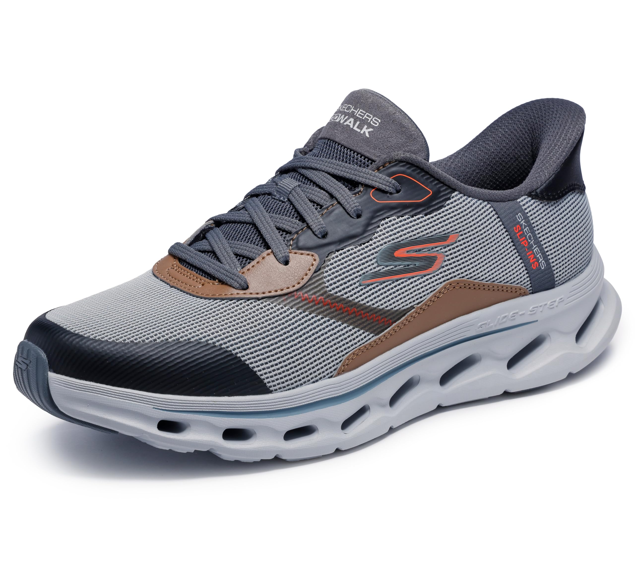 Skechers Men's Hands Free Slip-ins Go Walk Glide-Step 2.0 - Zac Sneaker, Gray, 12.5 Image