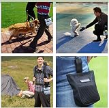 Lanjue 2 Pieces Dog Treat Bags Black Camouflage 600D Waist Clip Pouches view 6