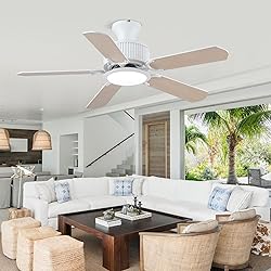 Surtime 44 Inch Low Profile Ceiling Fans with
