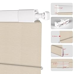 Sulugood No Tools No Drill Cordless Light Filtering