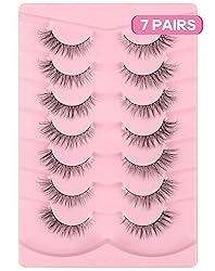 Cat Eye Lashes Short Wispy Strip Lashes that Look