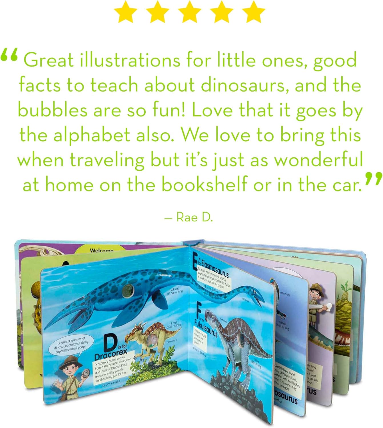 Melissa & Doug Poke-a-Dot – Dinosaurs A to Z: Bockol, Leslie: Toys & Games