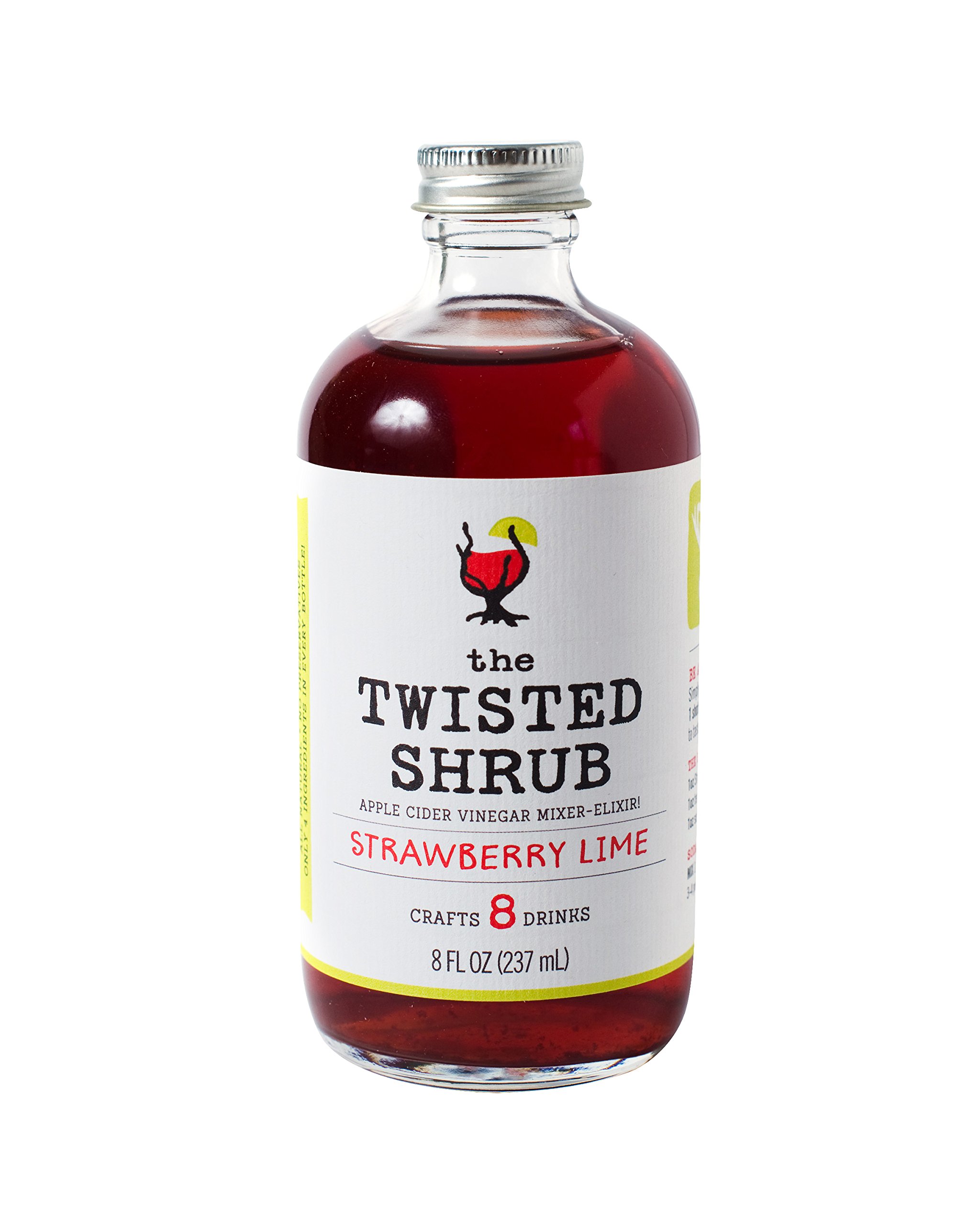 The Twisted Shrub BLUEBERRY LEMON Apple Cider Vinegar drink mixer for healthier