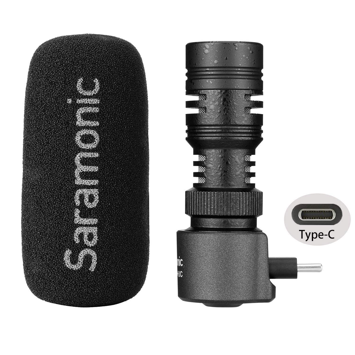 Saramonic SmartMic+ UC Plug&Play Microphone Video Shotgun Mic with Monitor Compatible with Android Smartphones,for YouTube,Interview,Video Recording,Vlogging