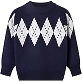 Danny D Boys & Girl's Round Neck Long Sleeve Pullover Knitted Sweater Children Tops