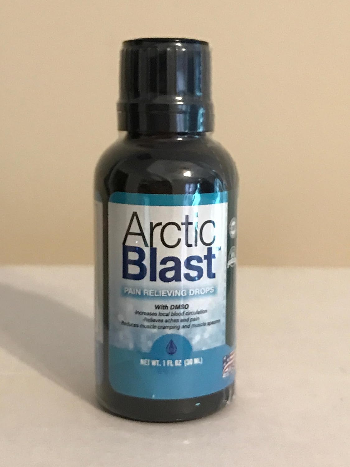 Arctic Blast Pain Relieving Drops with DMSO Increases Local Blood Circulation