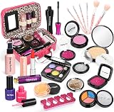 Dreamon Kids Makeup Set for Girls Washable Non-Toxic Real Makeup Set