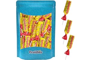 Fruidles Sugar Daddy Taffy Lollipop, Delicious Milk Caramel Pop, Gourmet Candy Sweets, Individually Wrapped (Half-Pound)