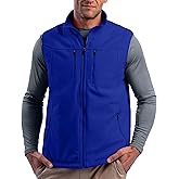 SCOTTeVEST Fireside Fleece Vest for Men - 15 Hidden Pockets - Warm Wrinkle Resistant for Travel & More