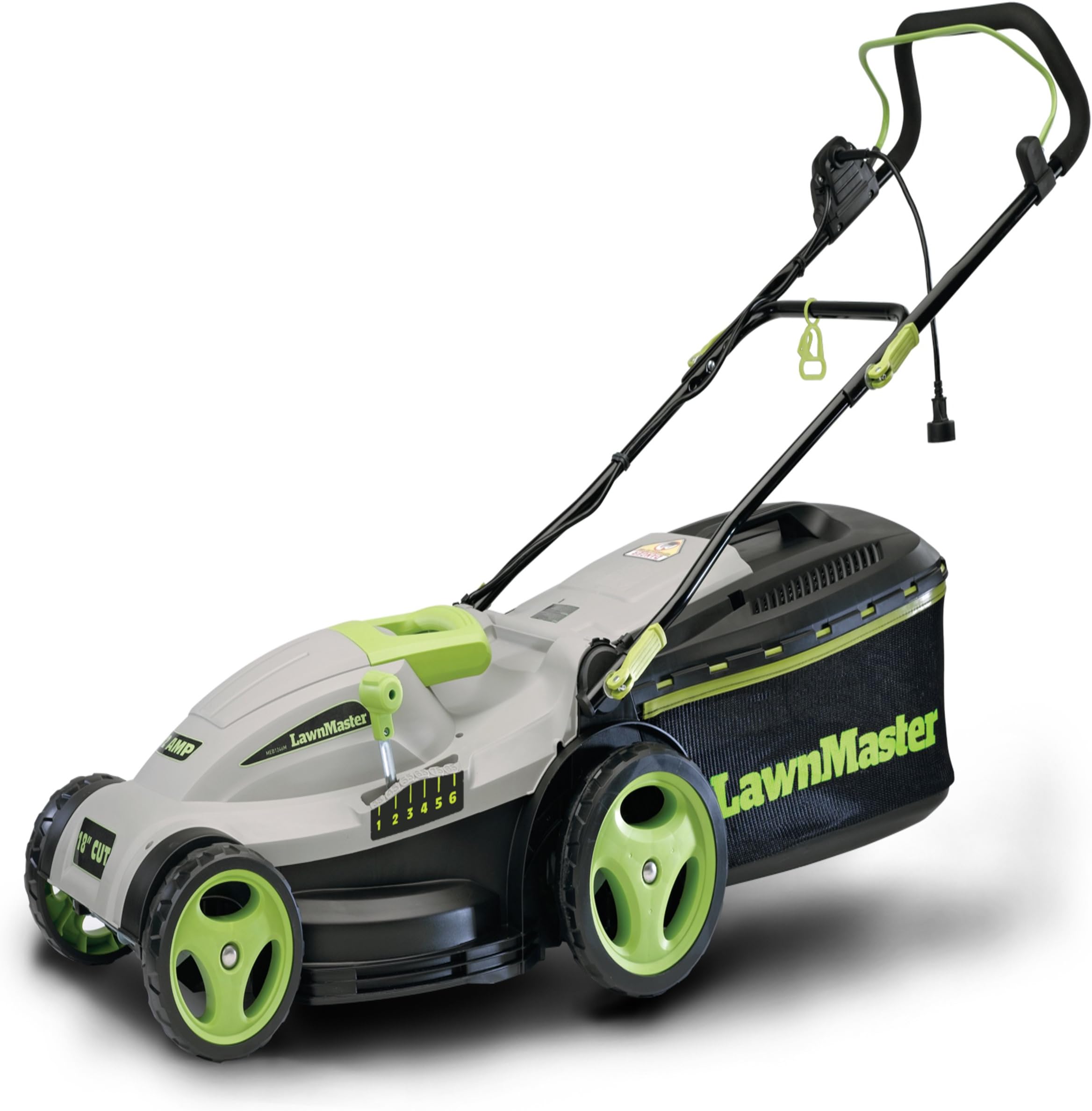 Black Loop Style Electric Mulching Lawn Mower 10-Amp