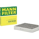 Mann Filter CUK 26 023 Automotive Cabin Air Filter with Activated Carbon, Car &amp; Truck Passenger Compartment OEM Filter Replacement for Mercedes Benz: GLC300, C300, GLC300 and more