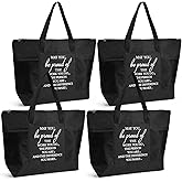 Paterr Gifts Bag Bulk for Women Men Canvas Tote Bag Appreciation Tote Inspired Gifts for Nurse Doctor Coworker Teacher Team