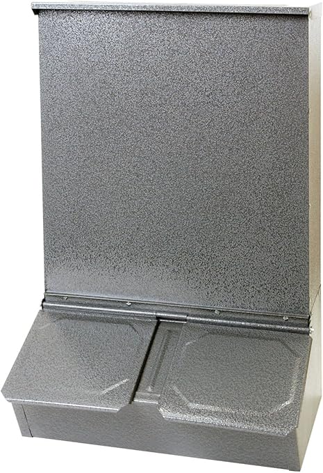 Amazon Com Feeder 2 Door Hog 1 100 Pound Gray Pet Self