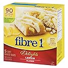 Fibre 1 Delights Bar Lemon Flavour, 5-Count, 125 Gram
