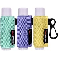 HEYSKAY 5-Pack Lip Balm Holder Keychains - Clip-On Sleeves For Chapstick & Lip Gloss - View #11