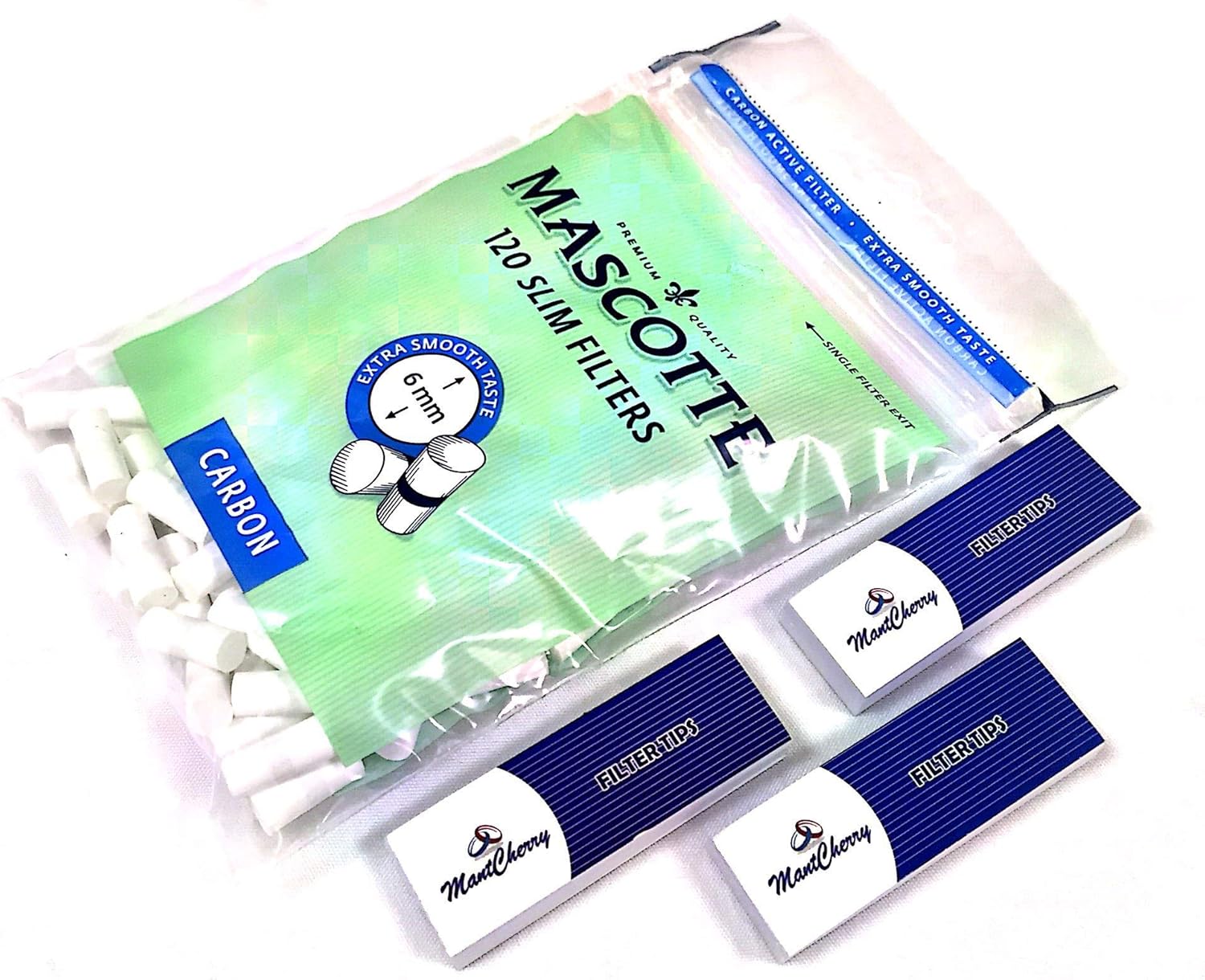 MontCherry Brand Exclusive 3 Tips and Mascotte Slim Charcoal/Carbon