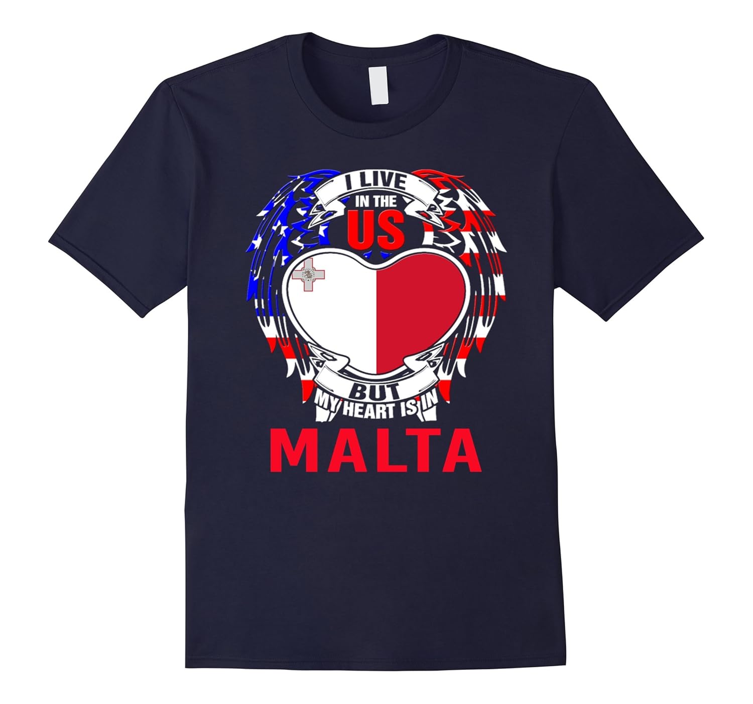 My heart's in Malta T-Shirt-ANZ