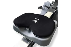 2K Fit Rowing Machine Seat Cushion (Model 3) for The Concept 2 Rowing Machine with Custom Gel That Fits The Concept 2 Rower, WaterRower Pad, Crew Boat, Sculling, Kayak, and Canoe