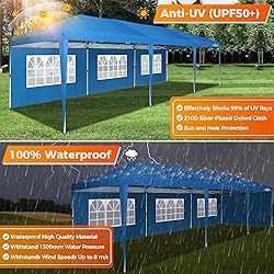 COBIZI 10x30 Pop Up Canopy Tent with Removable