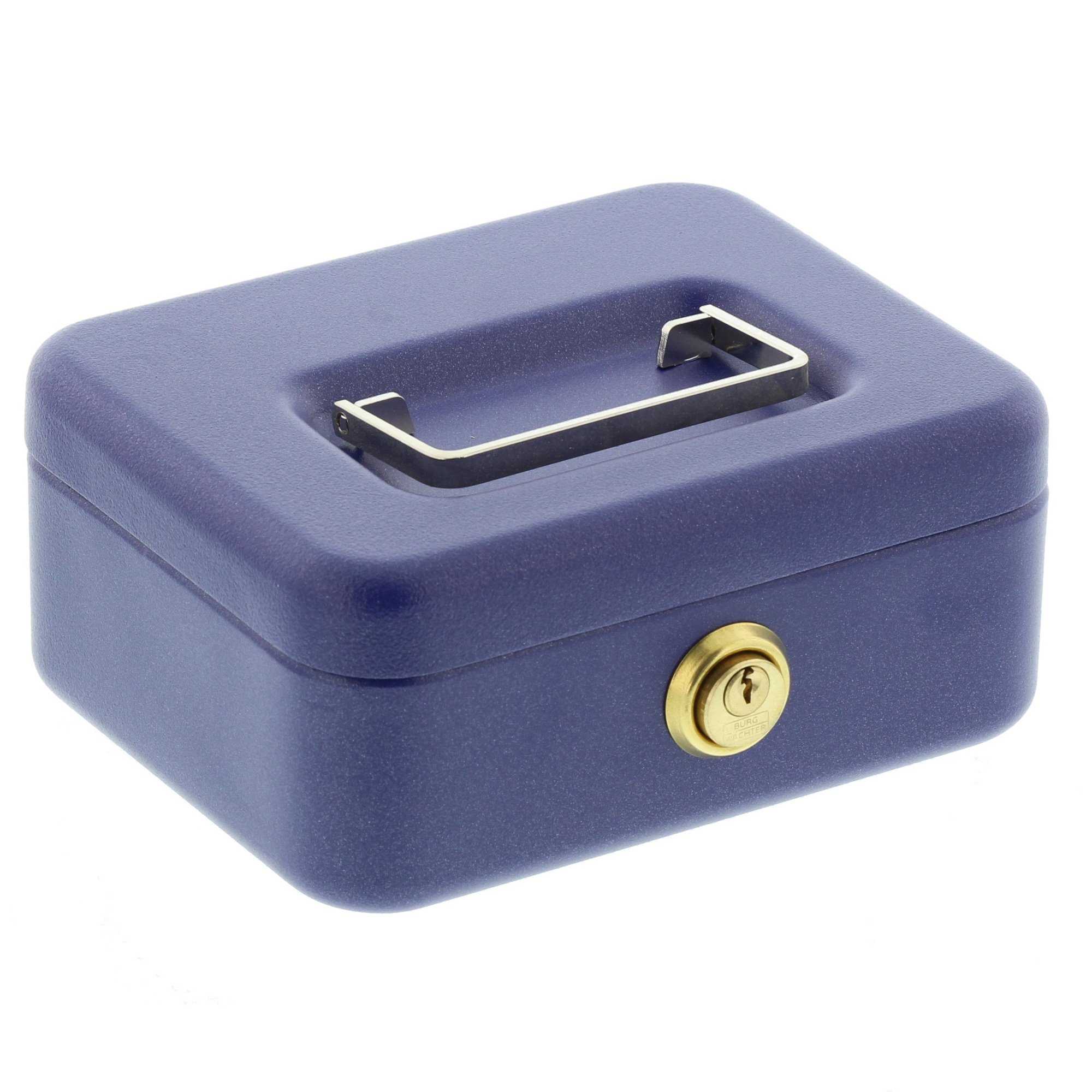 BURG-WÄCHTER Safety Deposit Box, Flat Design, Piston Cylinder Lock Brass, Universa-CKS 167