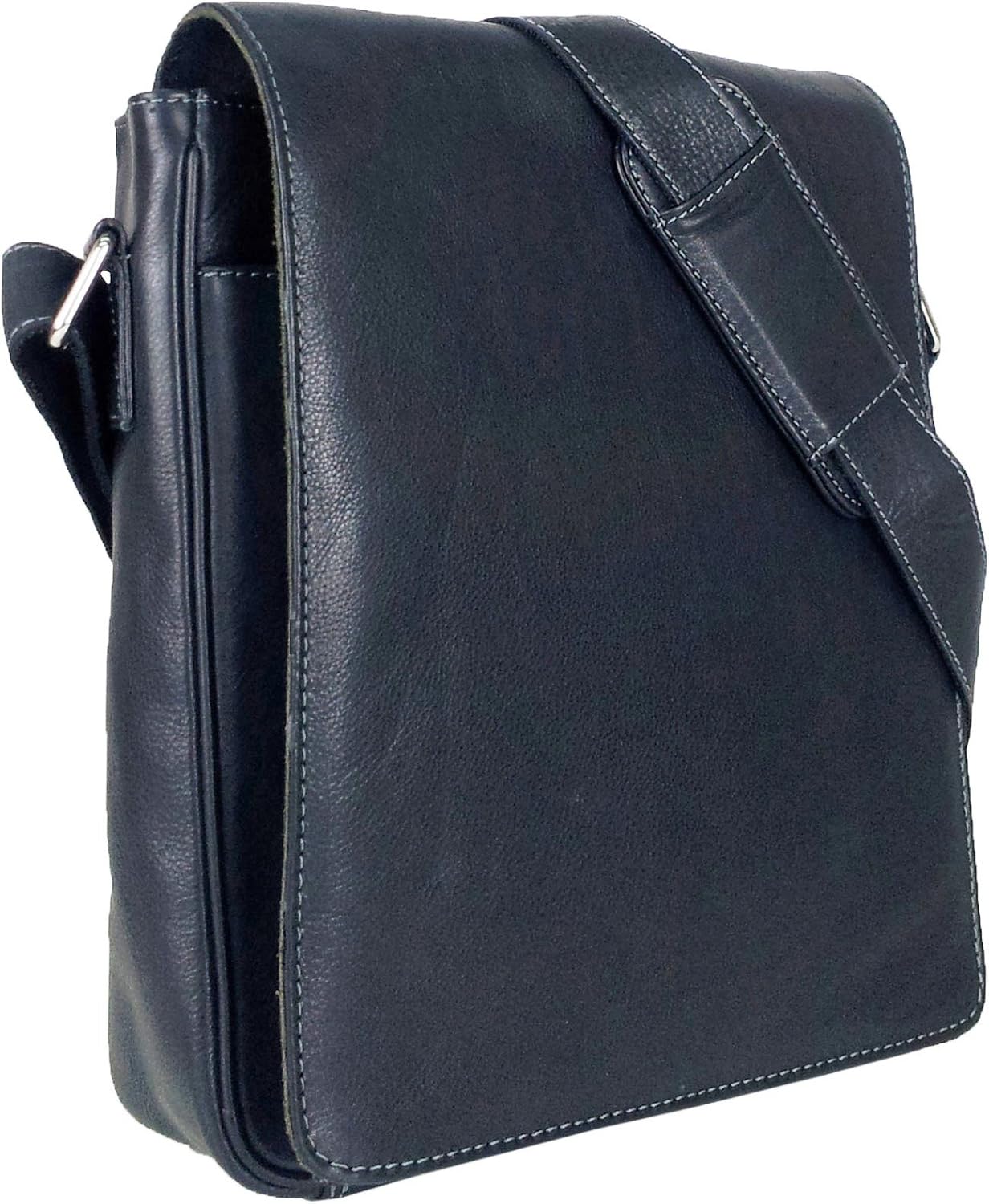UNICORN Real Leather Black ipad, Ebook or Tablets Messenger Bag #1E