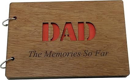 Album Per Scrapbooking Fotografico O Quaderno Da Decorare Con Scritta In Inglese Dad The Memories So Far Idea Regalo Per La Festa Del Papa O Per Compleanno Amazon It Casa E Cucina