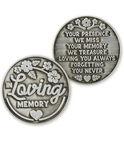 Amazon.com: Cathedral Art Loving Memory Pocket Token, 1-Inch, Silver, PT141  :