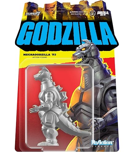 Amazon.com: Super7 Toho Godzilla '54 (Silver Screen with Oxygen
