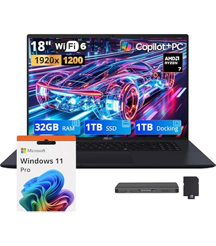 Amazon.com: ASUS Vivobook 18 WUXGA 18