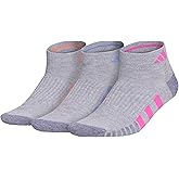 adidas mens Cushioned Low Cut Ankle Socks (3 Pairs) Durable & Comfortable