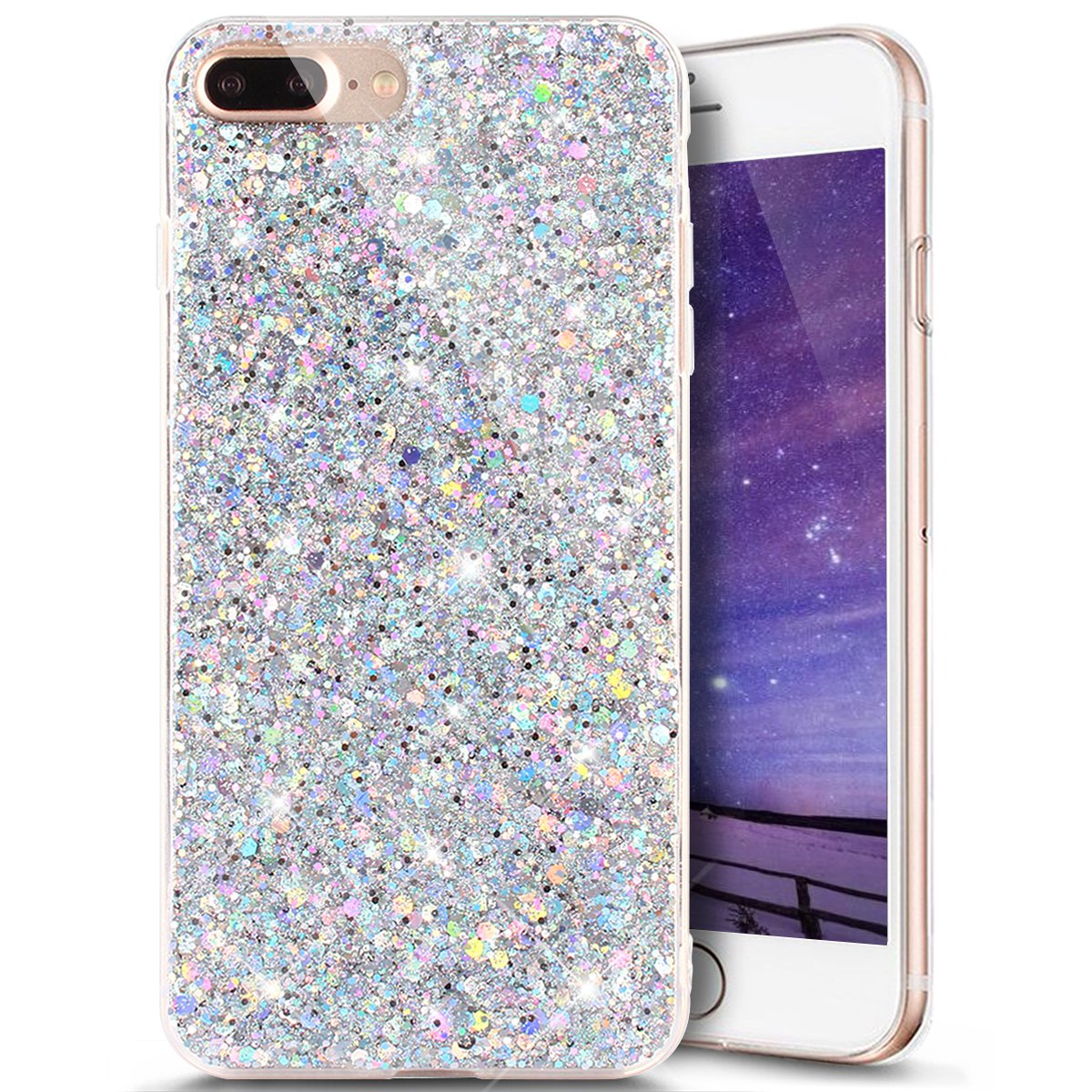 人気ショップが最安値挑戦 Iphone 7 Plusケース Phezenファッションラグジュアリークリスタルダイヤモンドラインストーンsparkle Glitter Blingメイトメタルハード保護ケースカバーwithリングスタンドホルダーfor Iphone 7 Plus 5 5 Phezen Hexagonal Star