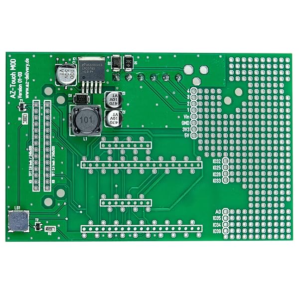 AZDelivery AZ Touch MOD Smart Home Kit de Montaje en Pared con Pantalla Tctil TFT LCD de 28 pulgadas Controlador Tctil SPI XPT2046 compatible con ESP8266 y ESP32 con E Book incluido