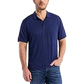 Robert Graham Mens Robert Graham Men's Aaron Short Sleeve Knit Textured Polo Shirt