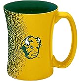 NCAA North Dakota State Bison Sculpted Mocha Mug, 14-ounce