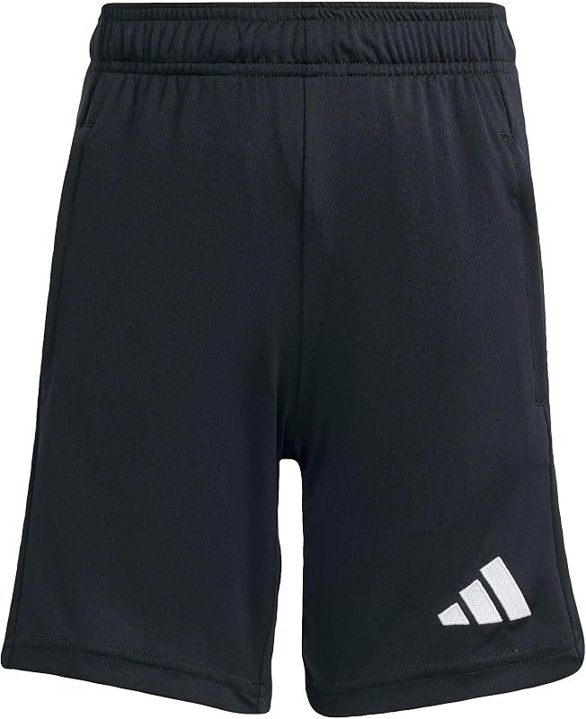 Unisex niños Entrada26 Training Kids Shorts, Black/White, 7-8 Years