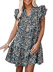 Dokotoo Summer Dresses for Women 2024 Boho Floral